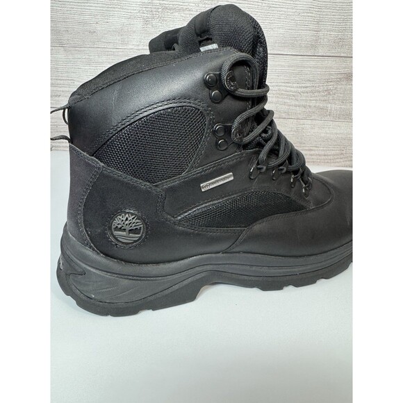 WATERPROOF Timberland Chocorua Trail Mid hiker black full boots SIZE 13 - Picture 4 of 16